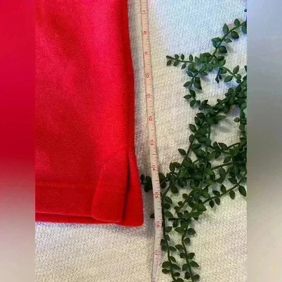 Vintage Bogner Pullover Fleece Jacket Embroidered Floral Red Size Medium - Picture 6 of 7
